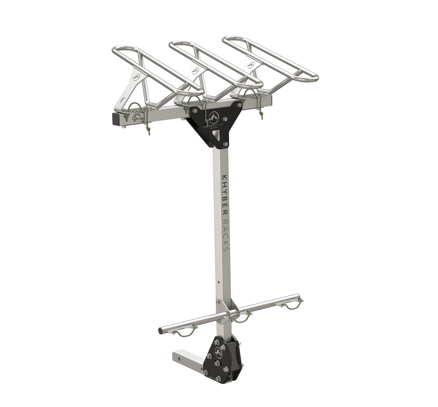 Khyber Racks Fixed Pivot Three Pack Hitch Mount Bike Rack