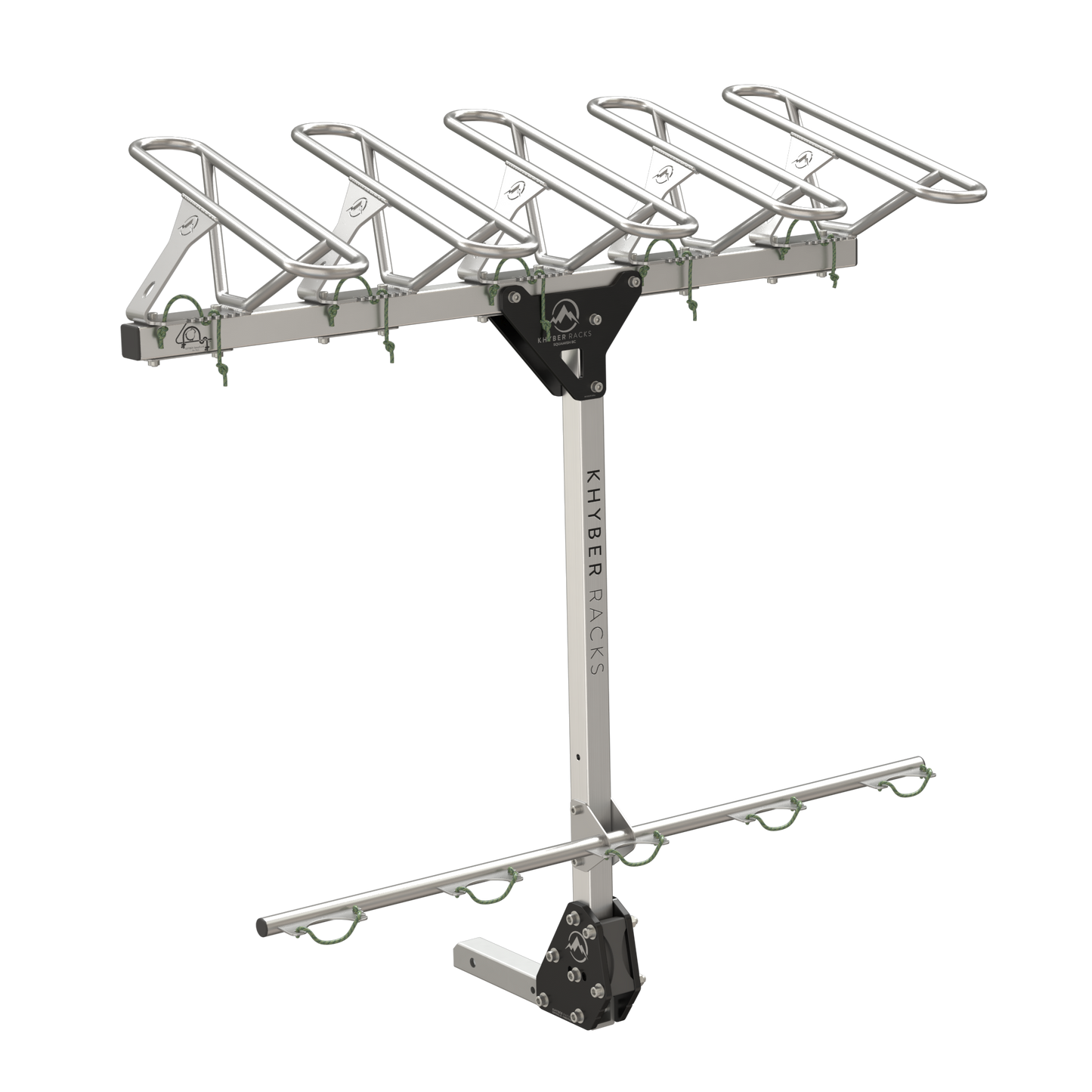 Khyber Racks Fixed Pivot Five Pack Hitch Mount Bike Rack