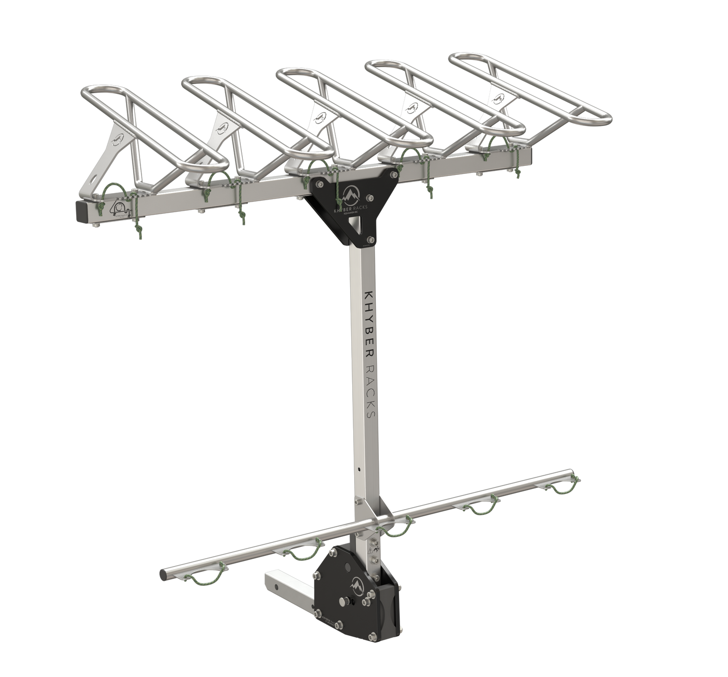 Khyber Racks Multi Pivot Five Pack Hitch Mount Bike Rack