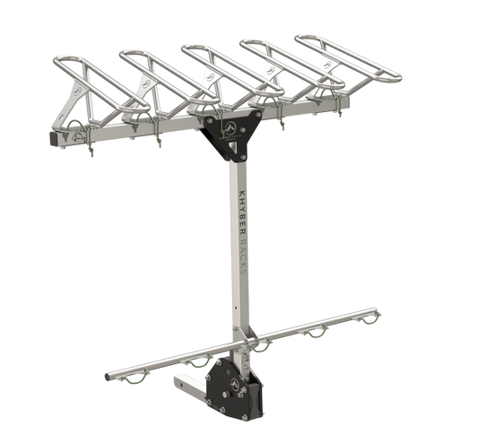 Khyber Racks Multi Pivot Five Pack Hitch Mount Bike Rack