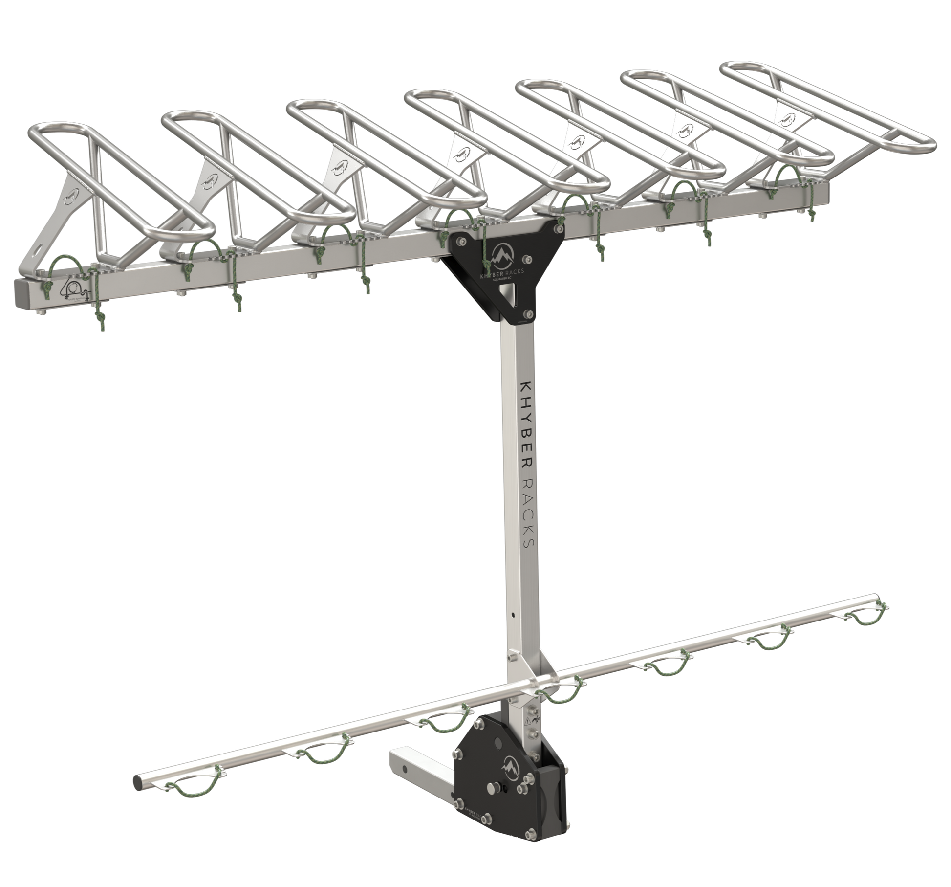 Khyber Racks Multi Pivot Seven Pack Hitch Mount Bike Rack