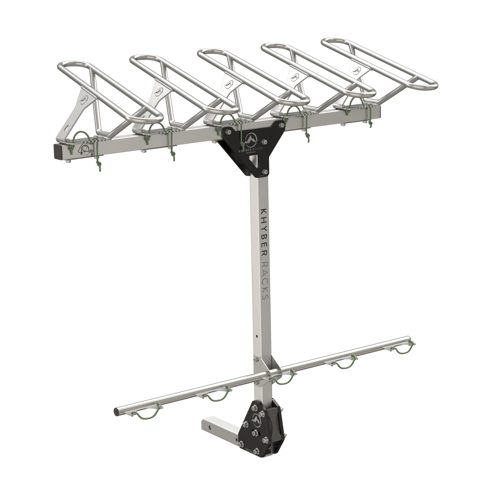 Khyber Racks Fixed Pivot Five Pack Hitch Mount Bike Rack