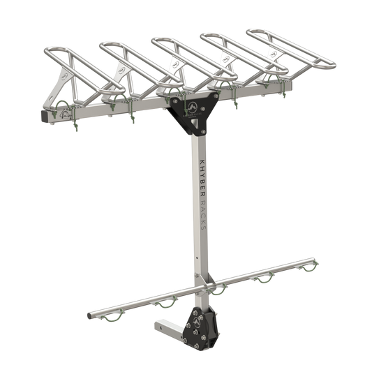 Khyber Racks Fixed Pivot Five Pack Hitch Mount Bike Rack