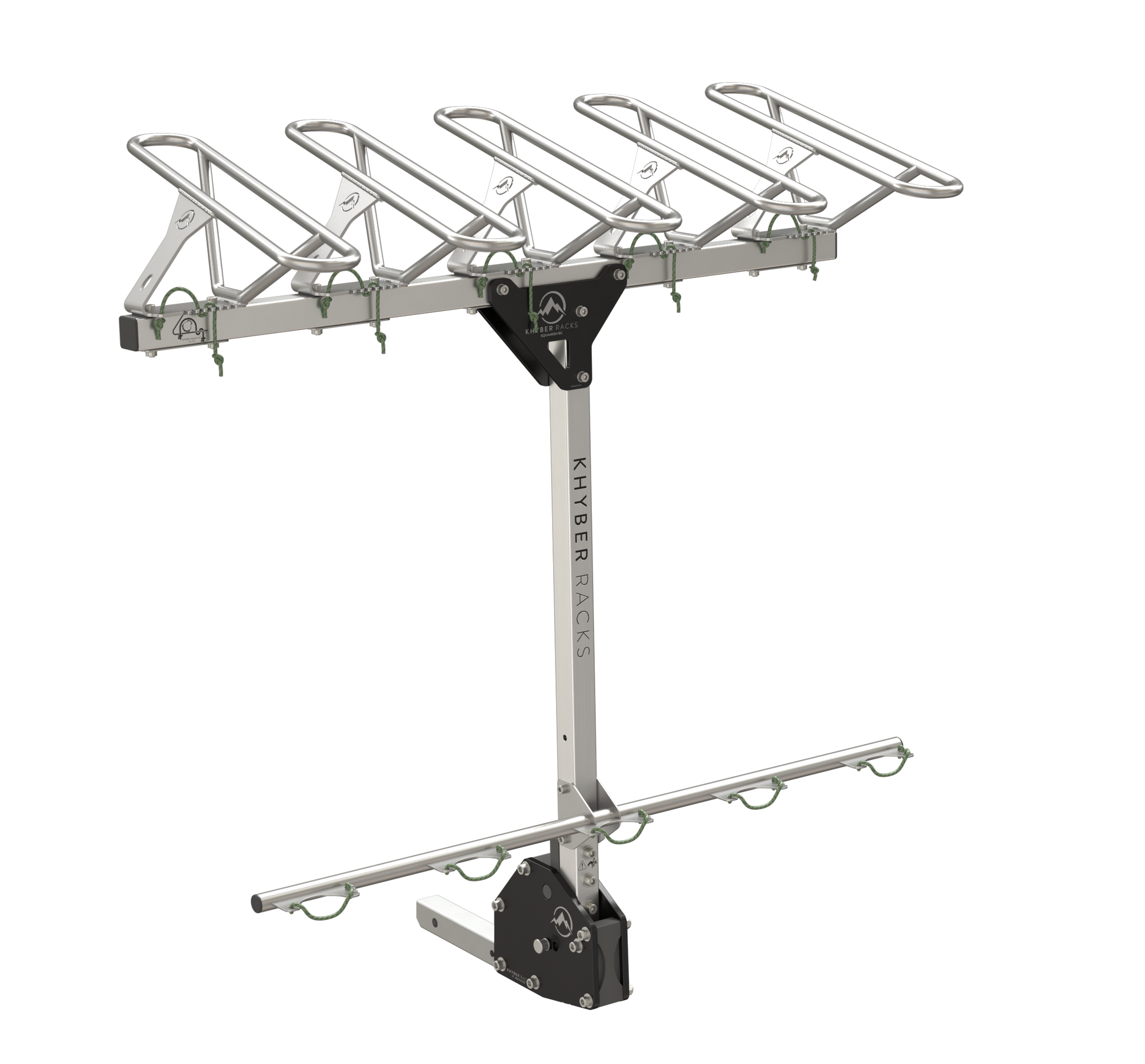 Khyber Racks Multi Pivot Five Pack Hitch Mount Bike Rack