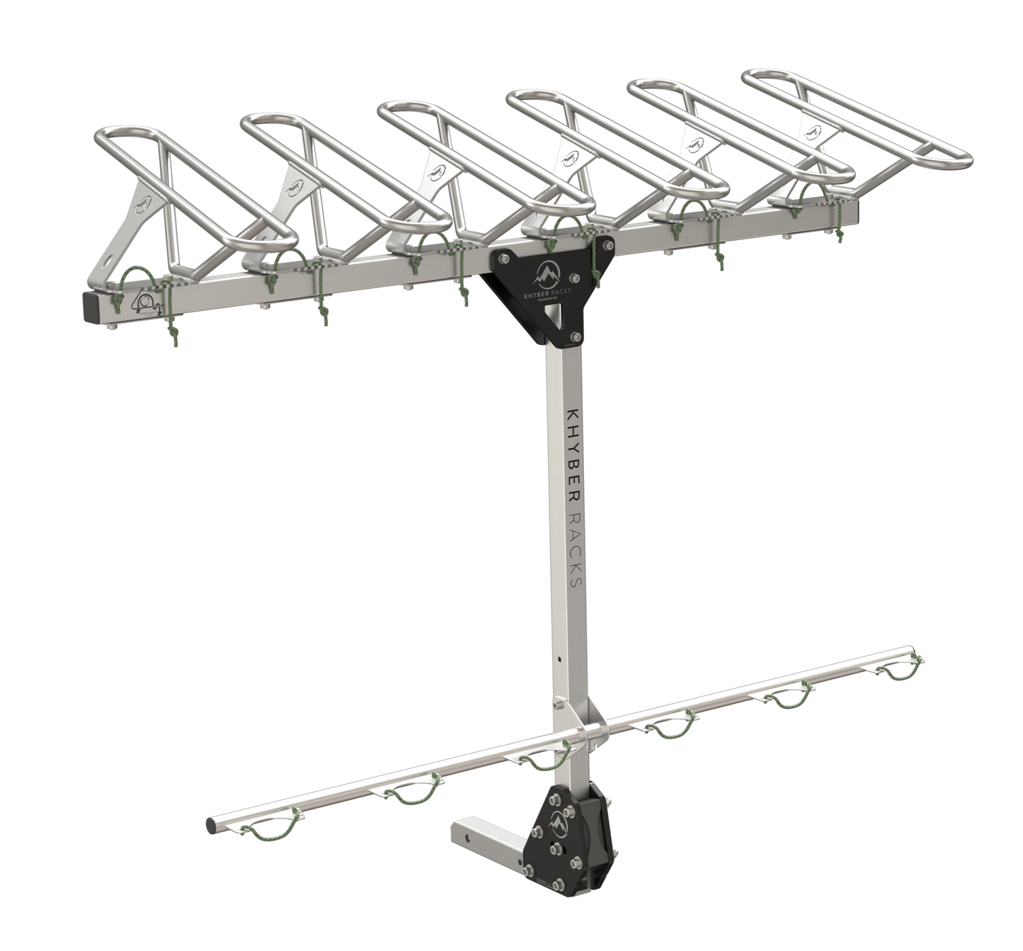 Khyber Racks Fixed Pivot Six Pack Hitch Mount Bike Rack
