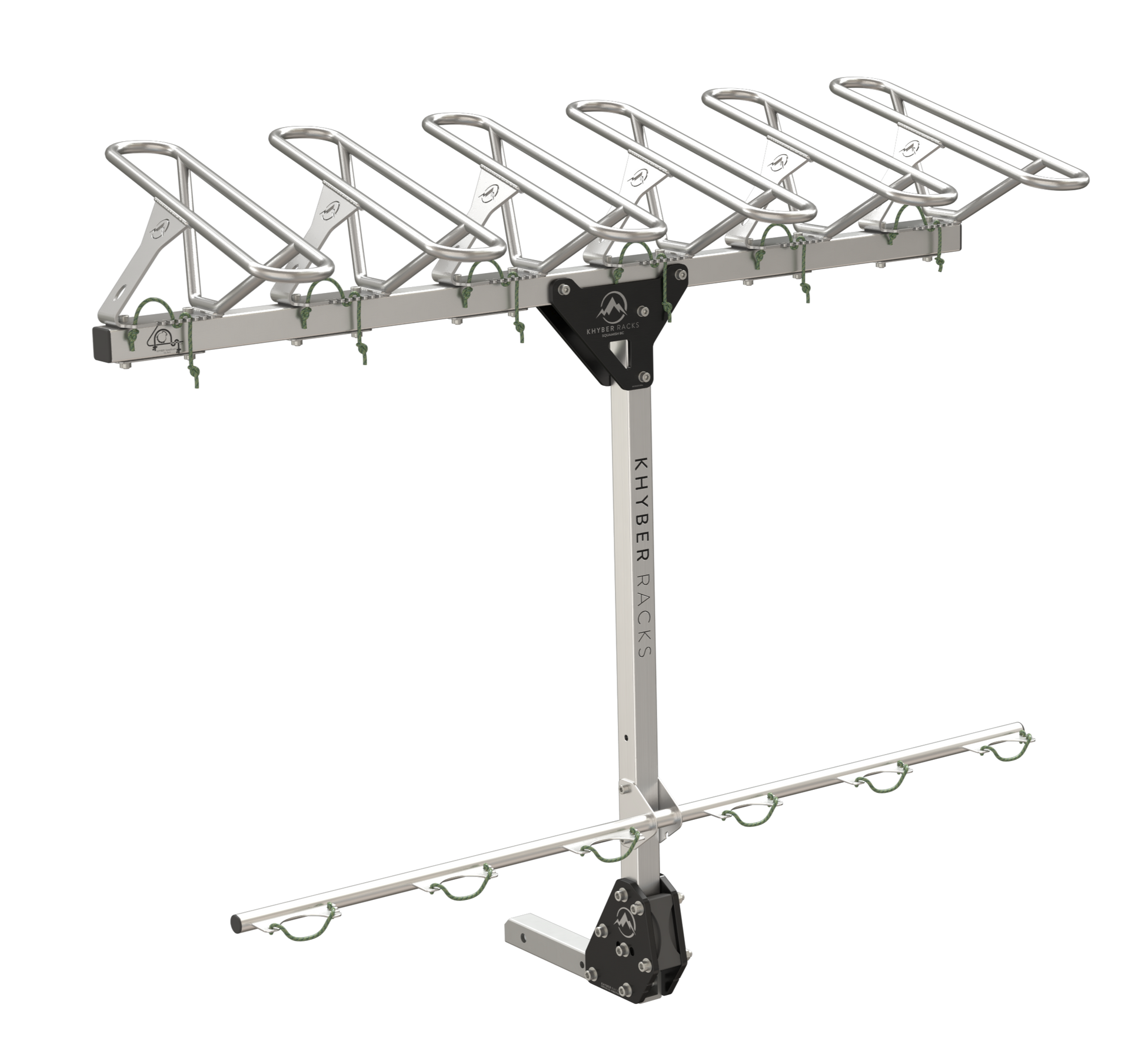 Khyber Racks Fixed Pivot Six Pack Hitch Mount Bike Rack