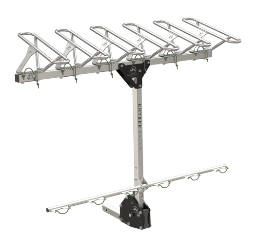 Khyber Racks Multi Pivot Six Pack Hitch Mount Bike Rack